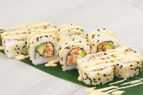 Grilled Salmon Avocado Roll