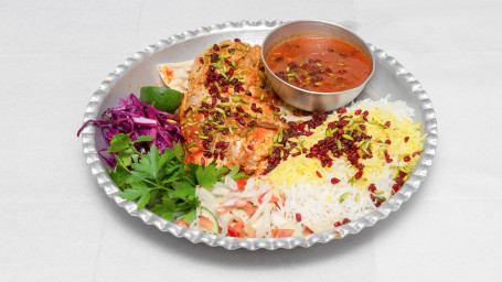 Zereshk Polo (Barberry Rice With Chicken)