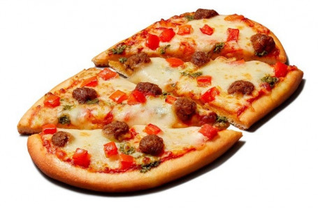 Nieuw Bij Vlees Reg; Italiaanse Worst Flatbread Pizza