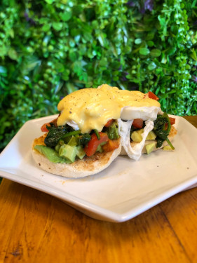 Serenity Eggs With Avocado, Spinach Tomatoes