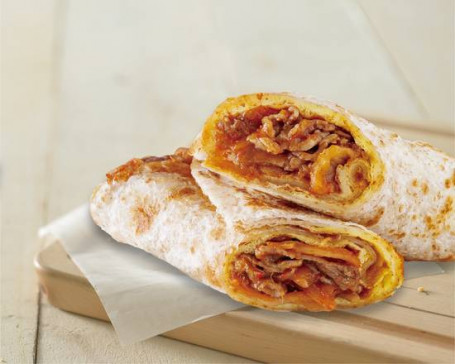 Han Shì Poo Set The Stage With Egg Pancake Roll With Korean Kimchi