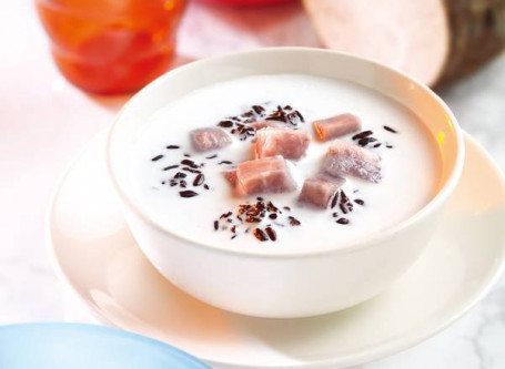 Rè Yù Xiāng Hēi Nuò Mǐ Hot Purple Rice With Taro