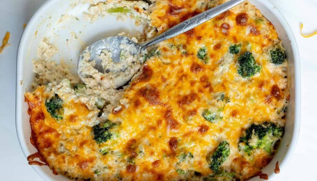 Broccoli Cheese Casserole Side
