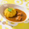 liǎng kuài jī ròu kā lī fàn Curry Rice with Two Pieces of Chicken