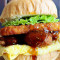 Shǔ Bǐng Jī Tuǐ Hàn Bǎo Chicken Drumstick Burger With Hash Brown