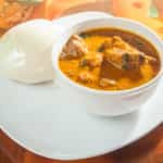Pounded Yam With Stew