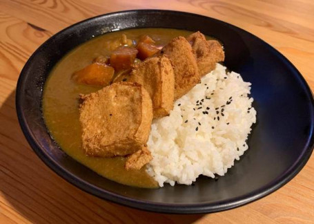 Tofu Katsu Curry Kā Lī Zhà Dòu Fǔ Biàn Dāng