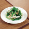 bō cài fǔ zhú Stir-Fried Spinach with Yuba