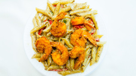 Fried Shrimp Rasta Pasta