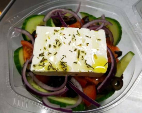 Horiatiki-Greek Salad (V) (Gf)