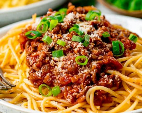 Spaghetti Di Pollo Alla Bolognese