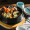 hǎi xiān dòu fǔ huǒ guō Seafood and Soft Tofu Stew