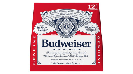 Bud Aluminum Bottle 12Ct 16Oz