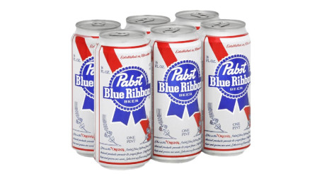 Pabst Blue Ribbon Can 6Ct 16Oz