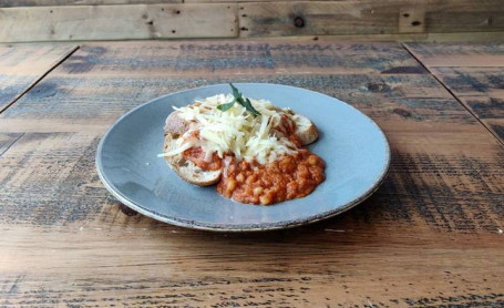 Homemade Beans On Toast With Cheese