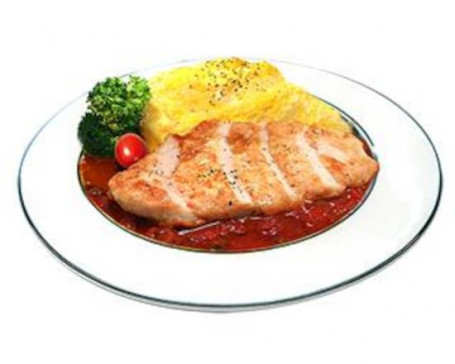 Grilled Chicken Breast With Tomato Sauce