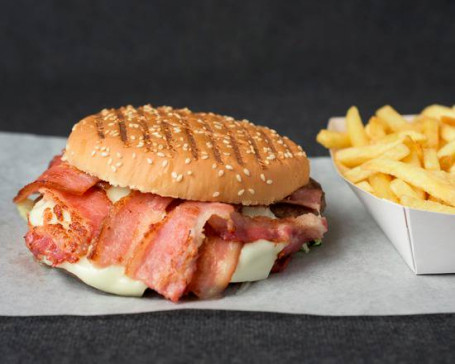 Mâncare Burger Cu Bacon