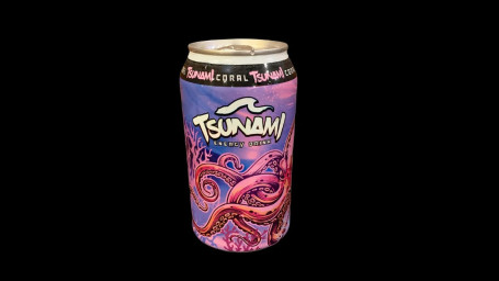 Tsunami Coral Energy Drink Canned Beverage