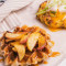 Cinnamon Brioche Waffle Savoury Potato Stack