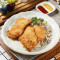 Zhà Yú Pái Jí Hé Fēng Shā Lā Deep-Fried Fish Chop And Japanese Salad