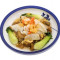 Stir Fried Seafood Rice Noodle With Egg Gravy Sauc