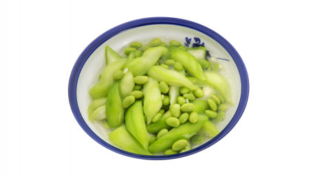 Stir Fried Loofah Melon With Edamame Beans