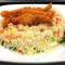 Chicken Fried Rice (with Crispy Chicken Drumstick)