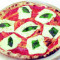 mǎ gé lì tè fān jiā qǐ sī bǐ sà Margherita Tomato Cheese Pizza