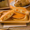 qǐ sī huáng jīn shǔ Dorayaki with Golden Sweet Potato and Cheese