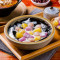 sān sè yuán nèn xiān cǎo bīng Herb Jelly with Mixed Taro Balls