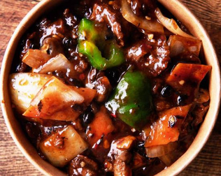 Beef in Black Bean Sauce with Chilli