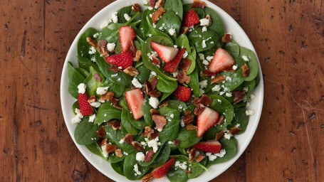 Strawberry Spinach Bacon Salade