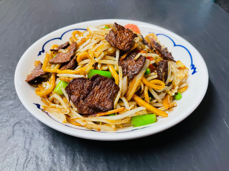 Vegan Beef Udon Noodles