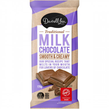 Darrel Lea Traditional Milk Chocolate Block