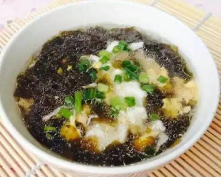 Seaweed And Egg Drop Soup Zǐ Cài Dàn Huā Tāng