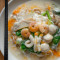 Seafood Combination Rice Noodle In Egg Sauce