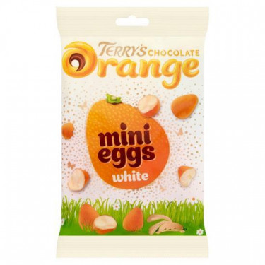 Terry Chocolate Orange White Mini Eggs Bag