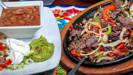 51. Chicken Or Beef Fajitas For One