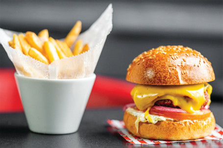 Fridays Reg; To Vegan Beyond Burger With Fries (Vg)