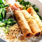 Vermicelli with Prawn Spring Roll