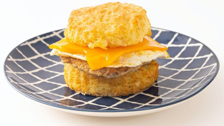 Retro Biscuit Sausage, Egg Cheese