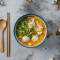jīn shā zhū ròu tāng miàn Noodles Soup with Pork In Satay Sauce