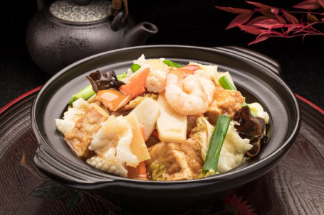 Stir Fried Prawns And Mixed Vegetables