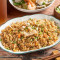 ròu sī dàn chǎo fàn tào cān Egg Stir-Fried Rice with Pork Strips Combo