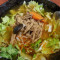 sù suān là tāng mǐ xiàn Vegan Sour and Spicy Rice Noodles Soup
