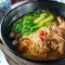 Hēi Suàn Dùn Jī Miàn Xiàn Stewed Chicken Vermicelli With Black Garlic