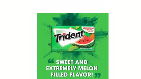 Trident Watermelon Twist Gum 14Ct