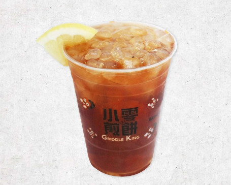 Iced Lemon Tea With Agar