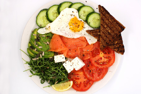 Breakfast Protein Plate Salmon)