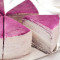 Ube Taro Mille-Crepe Cake Sliced
